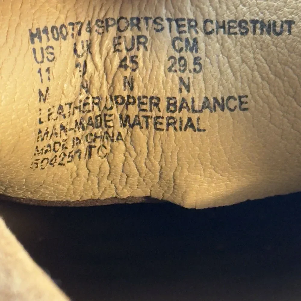 Hush Puppies Black Label Sportster Driving Loafers Men's 11M Chestnut Suede Shoe